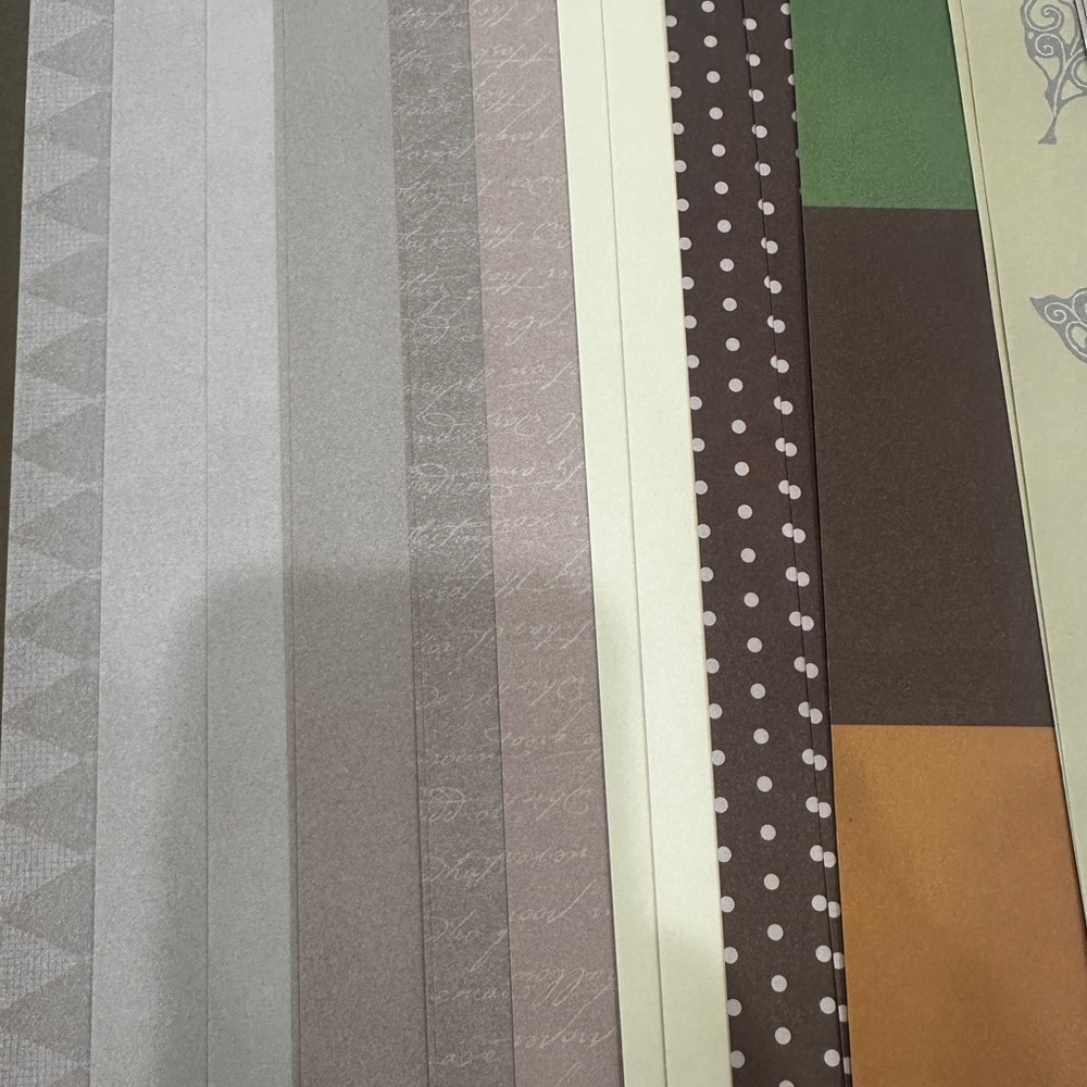 Decorative Paper Set for Crafting - Picture 3 of 5